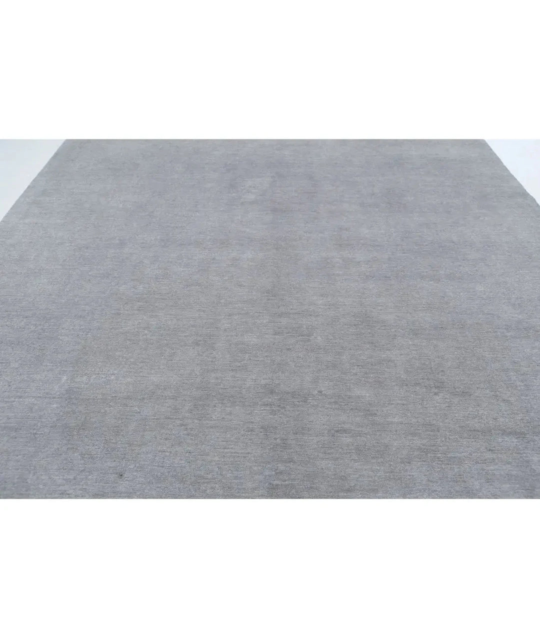 Grey Afghan Overdye Rug 9' 10" x 13' 10" Hand-Knotted | No. AT61135