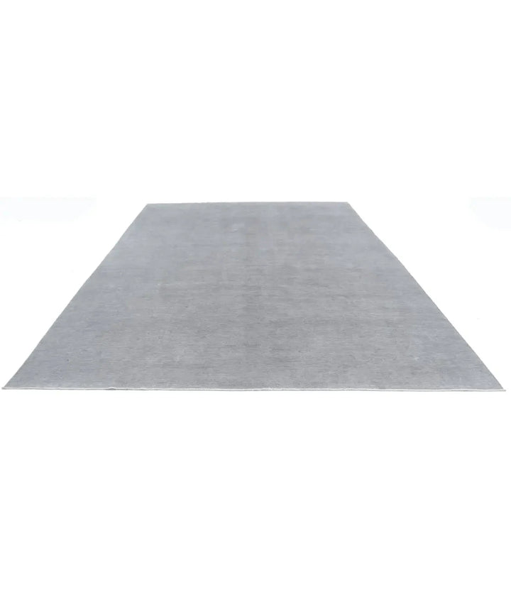 Grey Afghan Overdye Rug 9' 10" x 13' 10" Hand-Knotted | No. AT61135