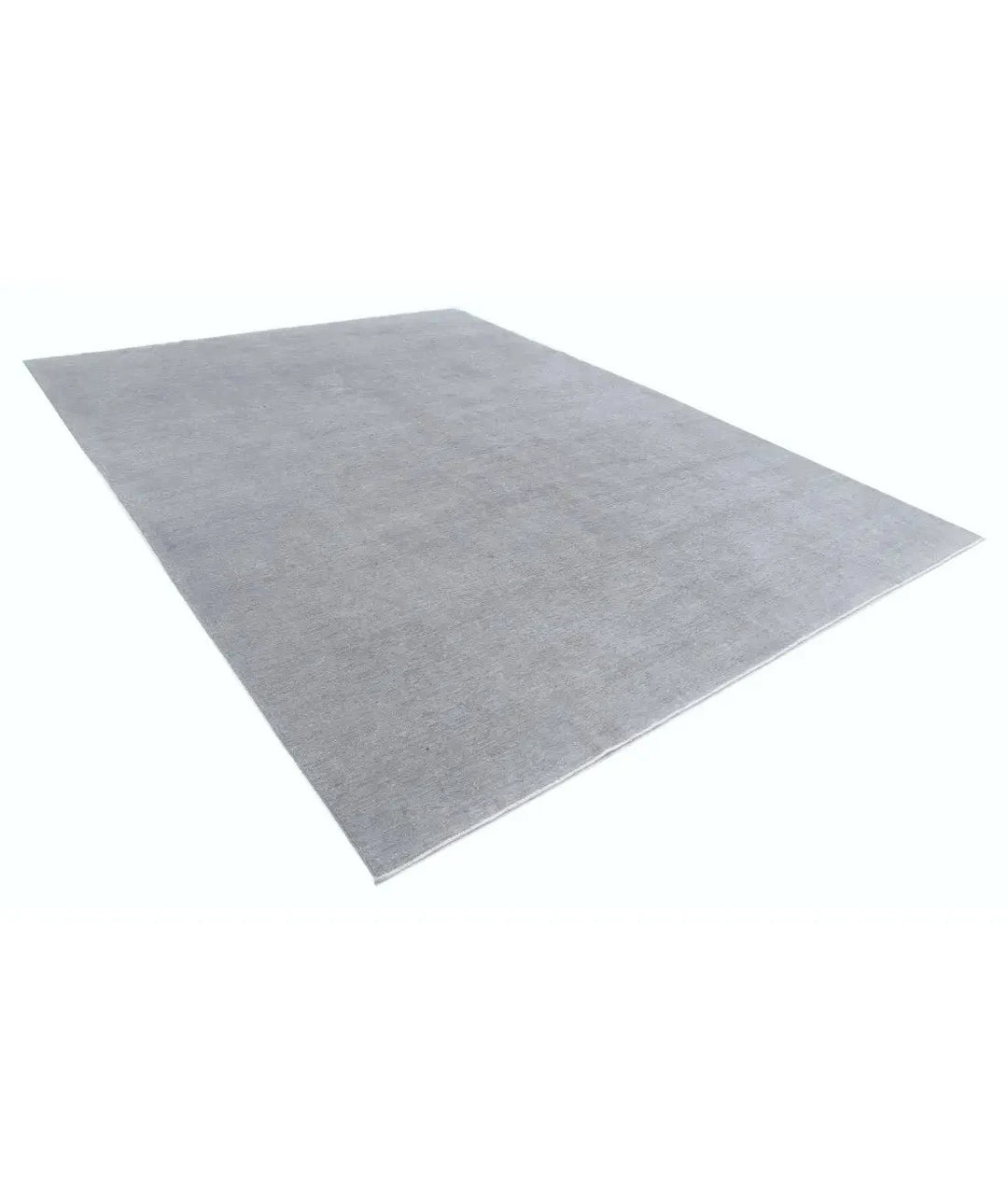 Grey Afghan Overdye Rug 9' 10" x 13' 10" Hand-Knotted | No. AT61135