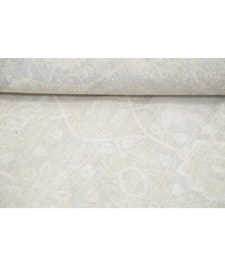 Brown Afghan Serenity Rug 6' 1" x 9' 0" Hand-Knotted | No. AT61224
