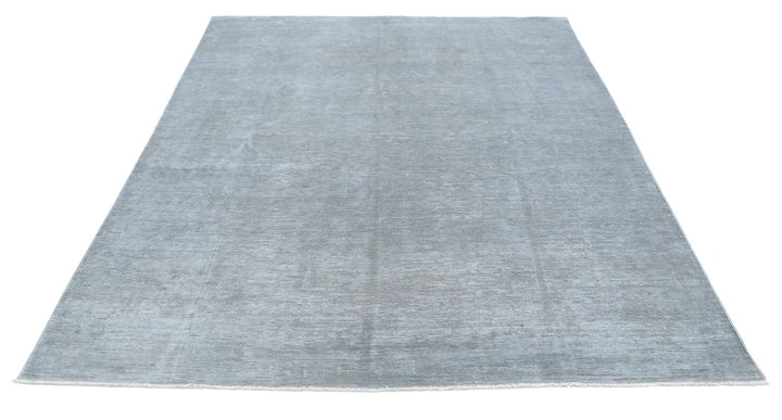 Afghan Overdye Rug 6' 2" x 8' 1" Hand-Knotted | No. AT61259