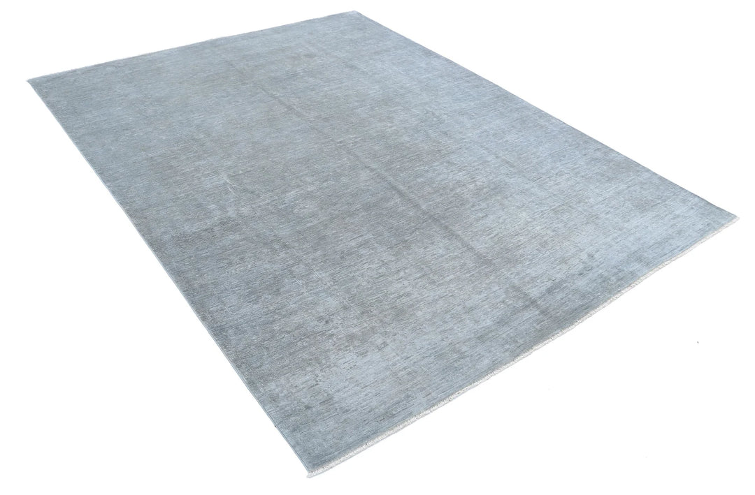 Afghan Overdye Rug 6' 2" x 8' 1" Hand-Knotted | No. AT61259