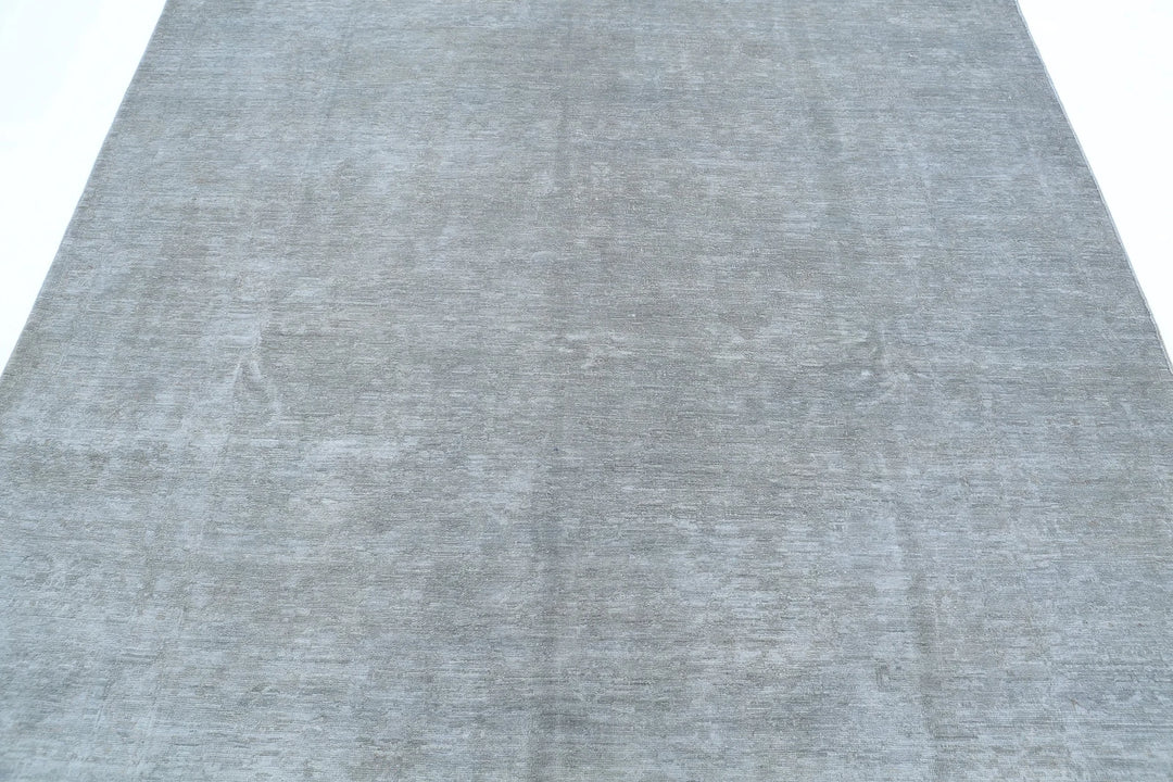 Afghan Overdye Rug 6' 2" x 8' 1" Hand-Knotted | No. AT61259