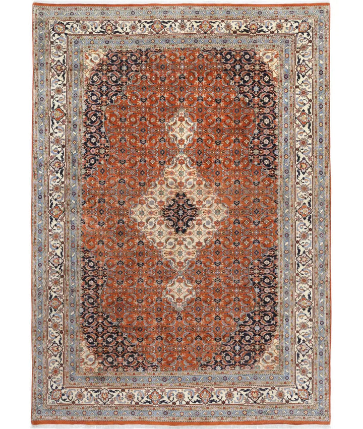 Persian Bijar Rug 7' 6" x 10' 10" Hand-Knotted | No. AT61361