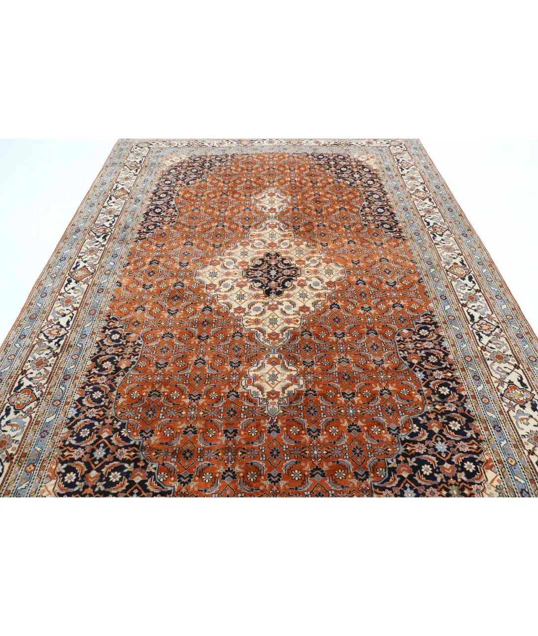 Persian Bijar Rug 7' 6" x 10' 10" Hand-Knotted | No. AT61361
