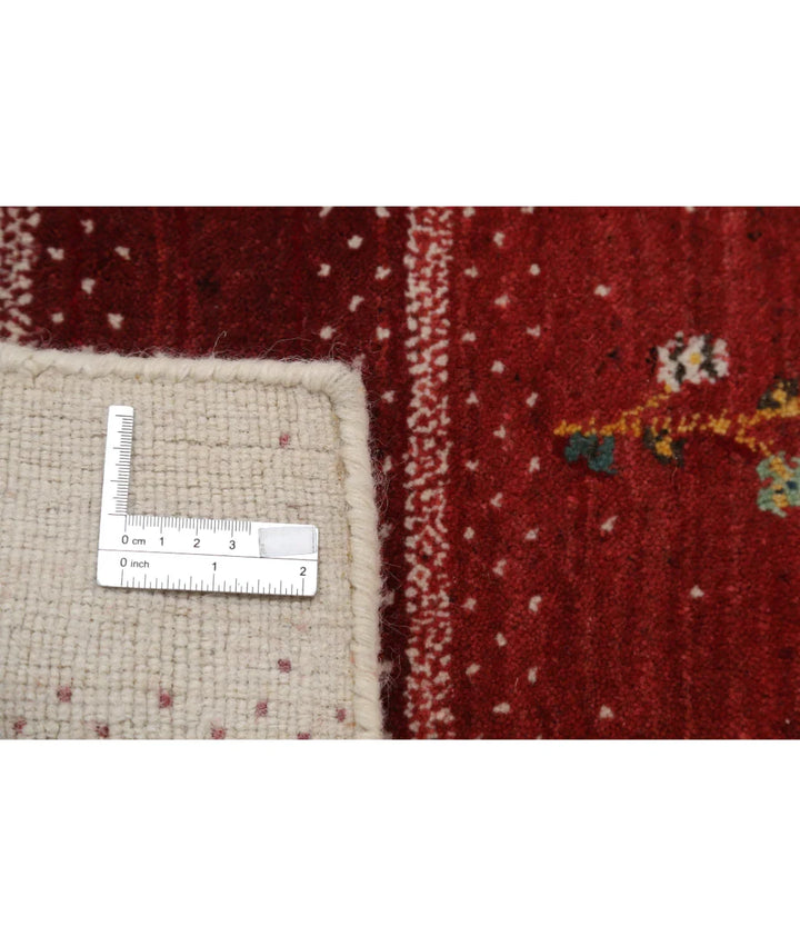 Ivory Indian Oriental Rug 4' 9" x 6' 3" Hand-Knotted | No. AT61377