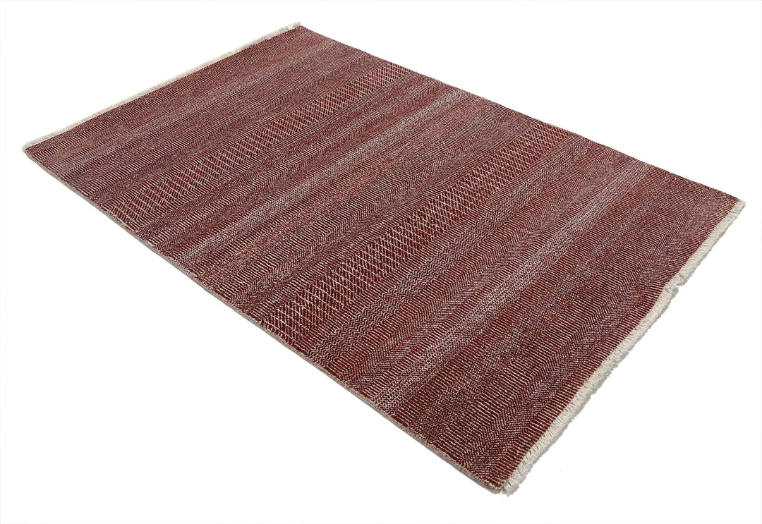 Indian Ziegler Rug 3' 11" x 6' 0" Hand-Knotted | No. AT61378