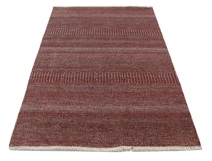 Indian Ziegler Rug 3' 11" x 6' 0" Hand-Knotted | No. AT61378
