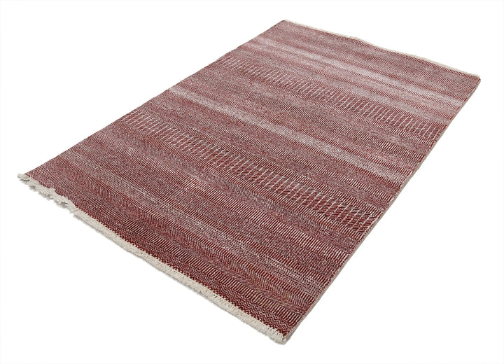 Indian Ziegler Rug 3' 11" x 6' 0" Hand-Knotted | No. AT61378