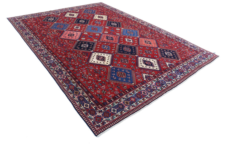Persian Shiraz Rug 8' 3" x 12' 1" Hand-Knotted | No. AT61393
