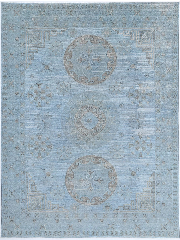 Afghan Oriental Rug 8' 9" x 11' 9" Hand-Knotted | No. AT61435