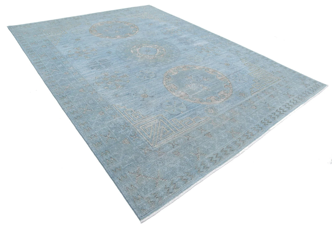 Afghan Oriental Rug 8' 9" x 11' 9" Hand-Knotted | No. AT61435