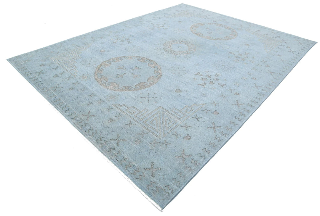 Afghan Oriental Rug 8' 9" x 11' 9" Hand-Knotted | No. AT61435