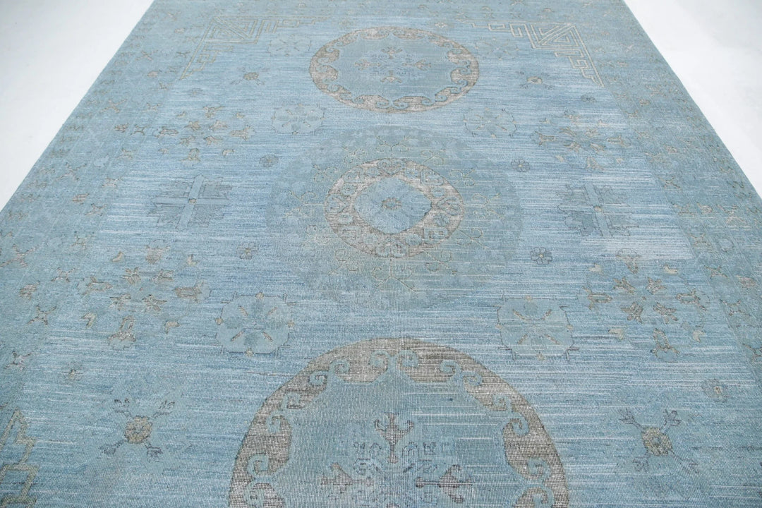 Afghan Oriental Rug 8' 9" x 11' 9" Hand-Knotted | No. AT61435