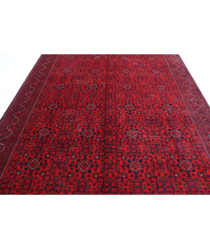 Afghan Khamyab Rug 8' 4" x 11' 3" Hand-Knotted | No. AT61449