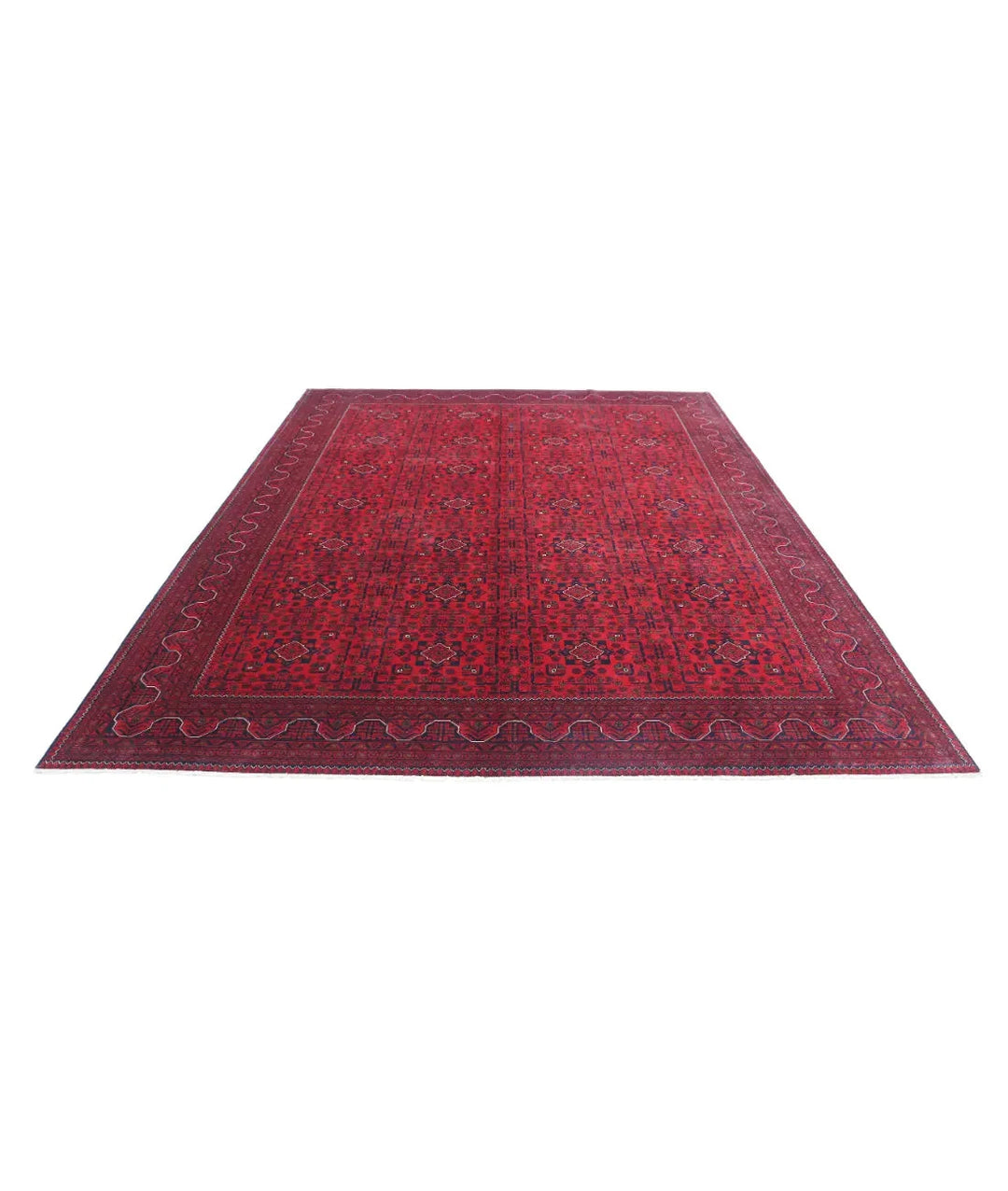 Afghan Khamyab Rug 8' 4" x 11' 3" Hand-Knotted | No. AT61449