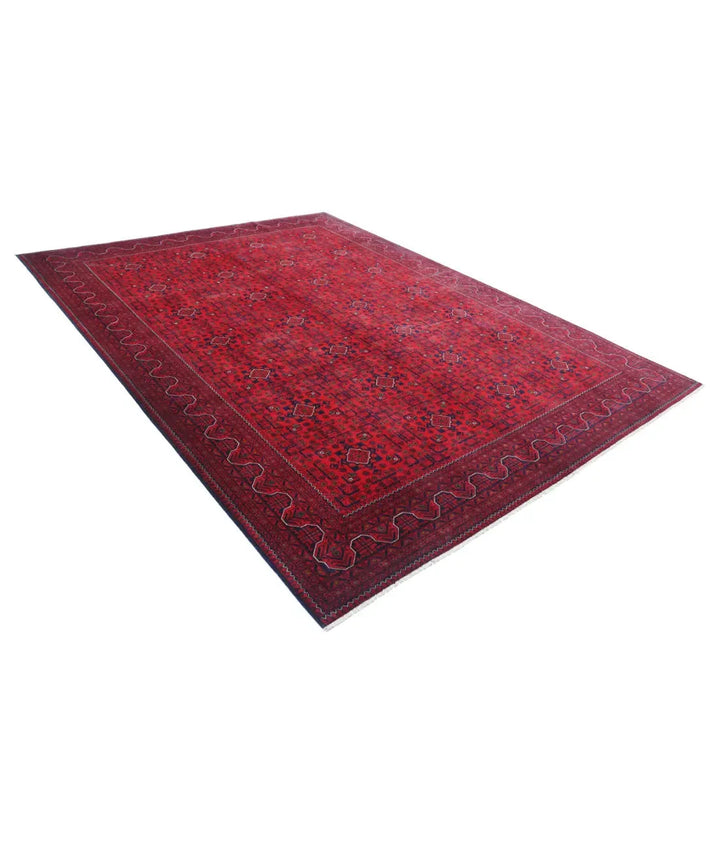 Afghan Khamyab Rug 8' 4" x 11' 3" Hand-Knotted | No. AT61449