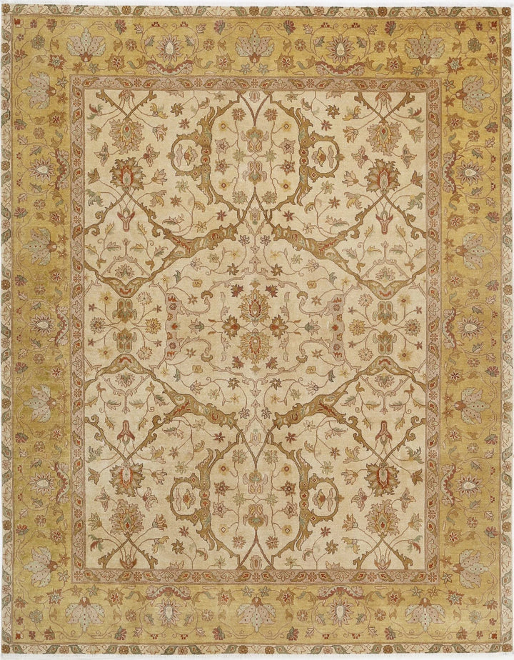 Indian Oriental Rug 7'11" x 10'0" Hand-Knotted | No. AT61460