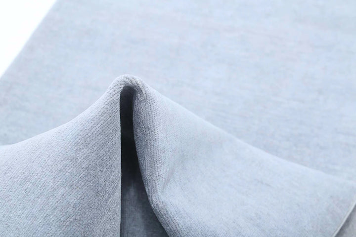 Grey Afghan Overdye Rug 2' 6" x 10' 2" Hand-Knotted | No. AT61471
