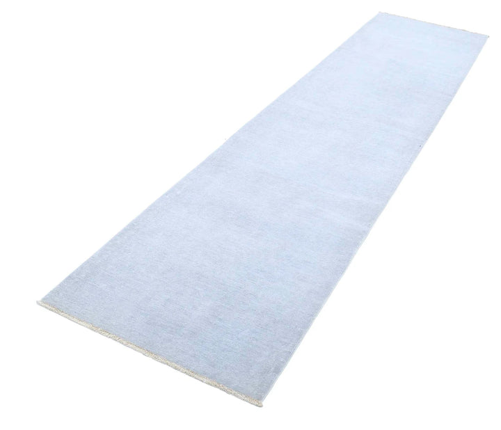 Grey Afghan Overdye Rug 2' 6" x 10' 2" Hand-Knotted | No. AT61471