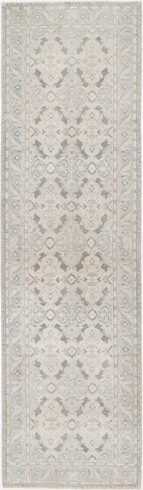 Afghan Serenity Rug 3' 10" x 13' 7" Hand-Knotted | No. AT61498