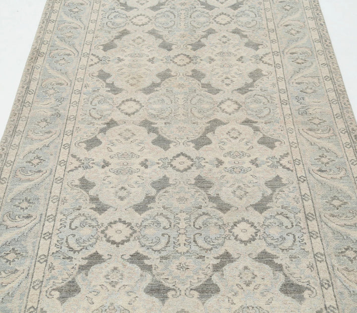 Afghan Serenity Rug 3' 10" x 13' 7" Hand-Knotted | No. AT61498