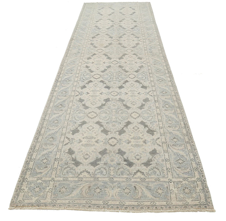 Afghan Serenity Rug 3' 10" x 13' 7" Hand-Knotted | No. AT61498