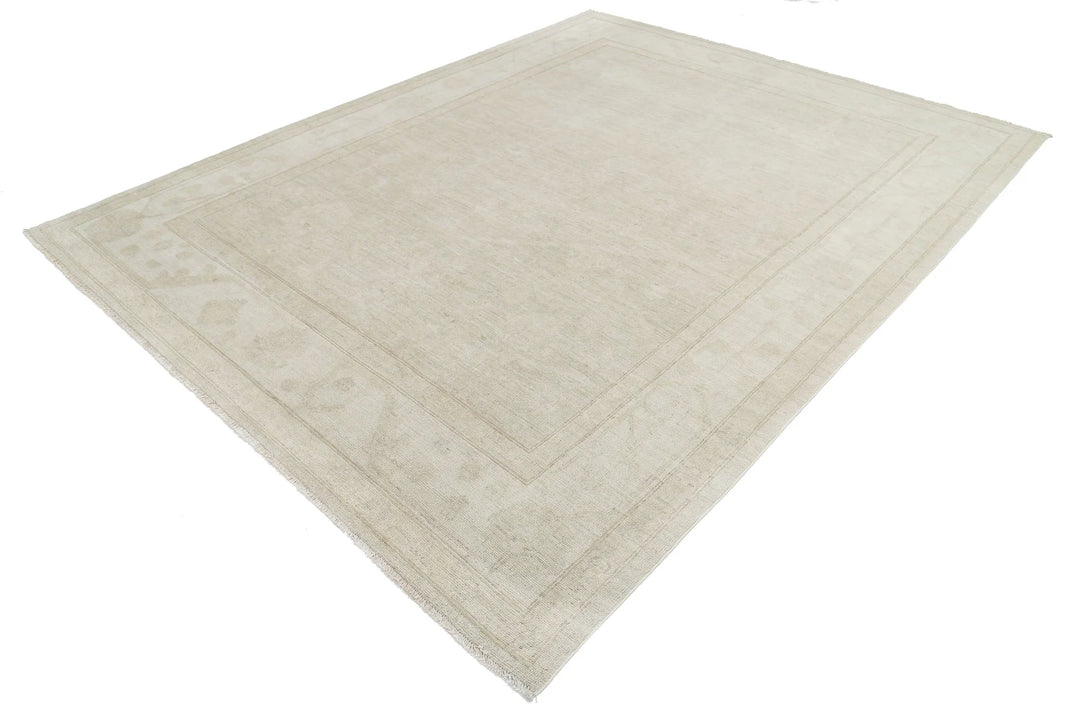Afghan Oushak Rug 8' 2" x 10' 5" Hand-Knotted | No. AT61506