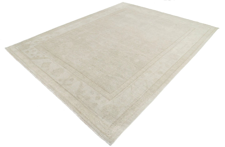 Afghan Oushak Rug 8' 2" x 10' 5" Hand-Knotted | No. AT61506