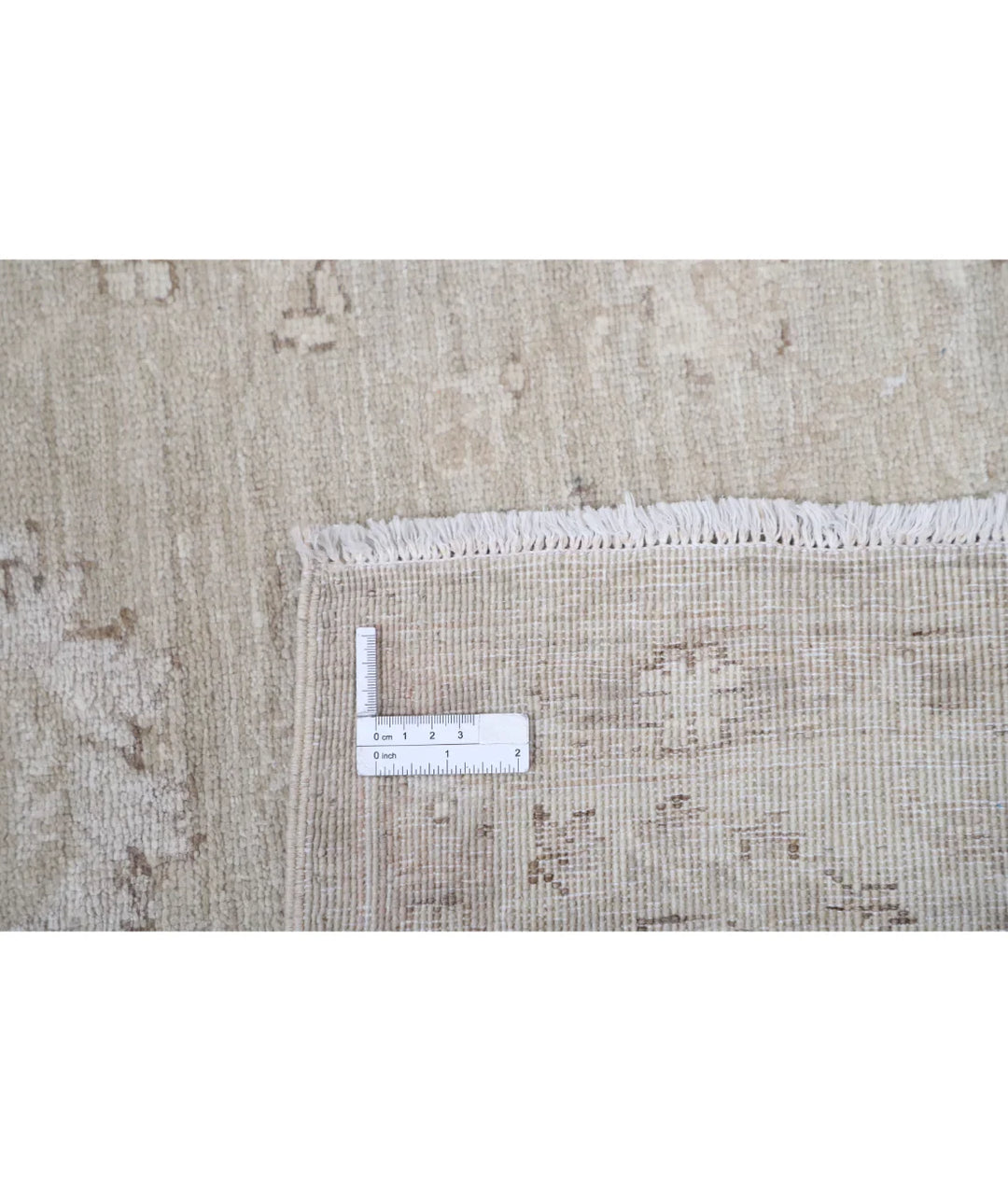 Brown Afghan Serenity Rug 6' 3" x 9' 0" Hand-Knotted | No. AT61654