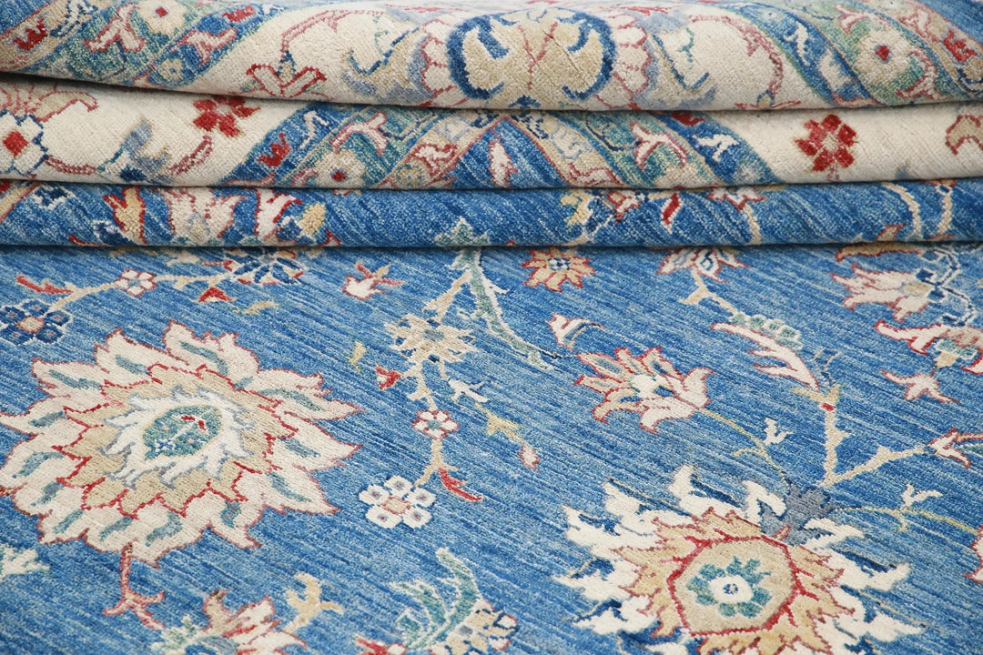Afghan Ziegler Farhan Rug 13' 2" x 20' 9" Hand-Knotted | No. AT61657