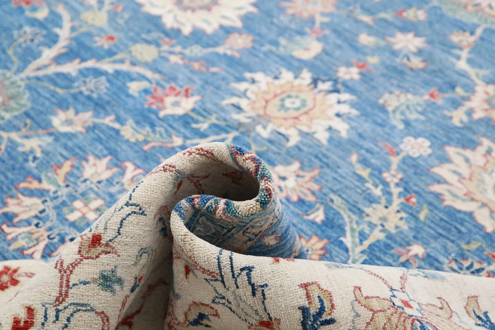 Afghan Ziegler Farhan Rug 13' 2" x 20' 9" Hand-Knotted | No. AT61657