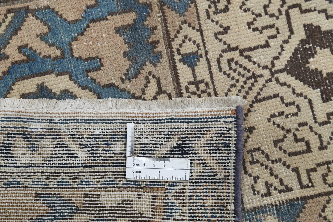 Persian Bakhtiari Vintage Rug 9' 7" x 12' 2" Hand-Knotted | No. AT61729