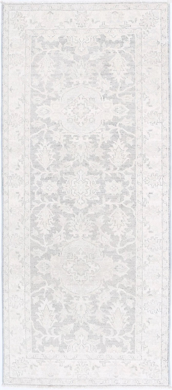 Afghan Runner Rug 2' 6" x 5' 11" Hand-Knotted | No. AT61776