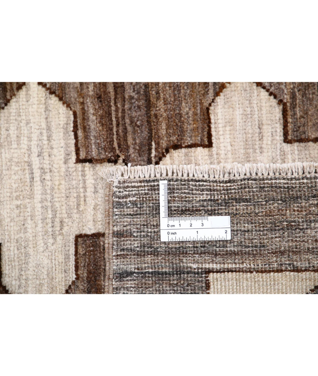Afghan Modcar Rug 8' 7" x 10' 9" Hand-Knotted | No. AT61781