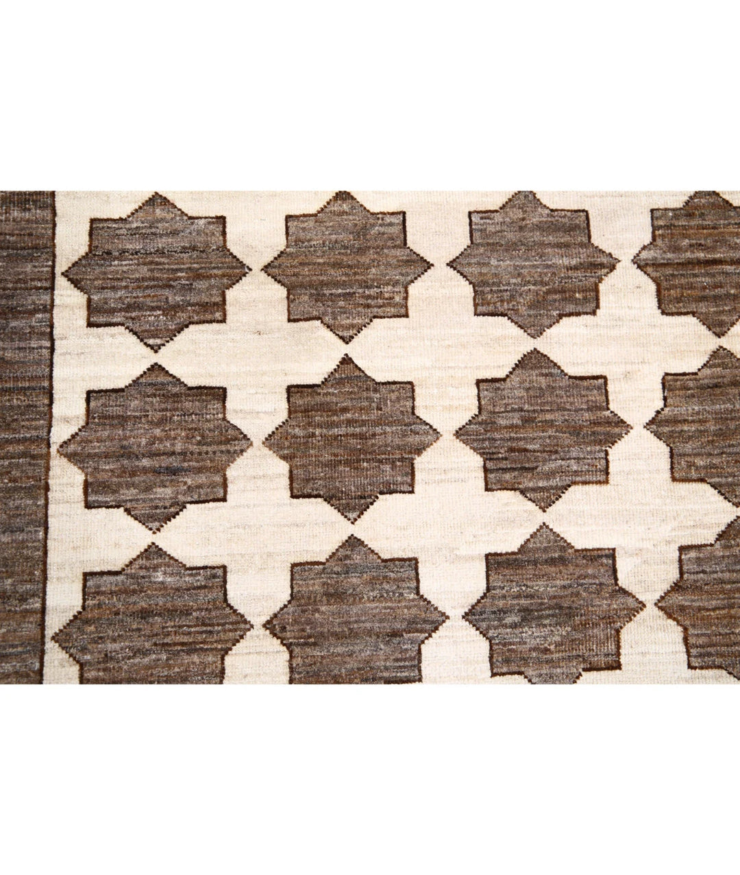 Afghan Modcar Rug 8' 7" x 10' 9" Hand-Knotted | No. AT61781