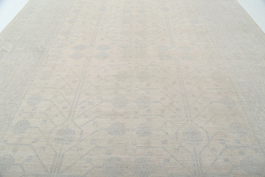 Afghan Khotan Rug 10' 3" x 13' 9" Hand-Knotted | No. AT61799