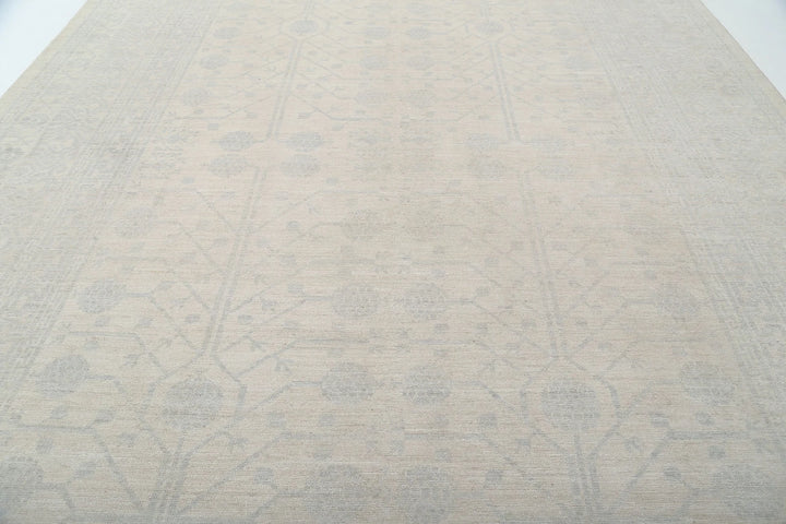 Afghan Khotan Rug 10' 3" x 13' 9" Hand-Knotted | No. AT61799