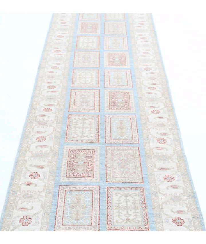 Afghan Bakhtiari Runner Rug 2' 8" x 10' 2" Hand-Knotted | No. AT61875