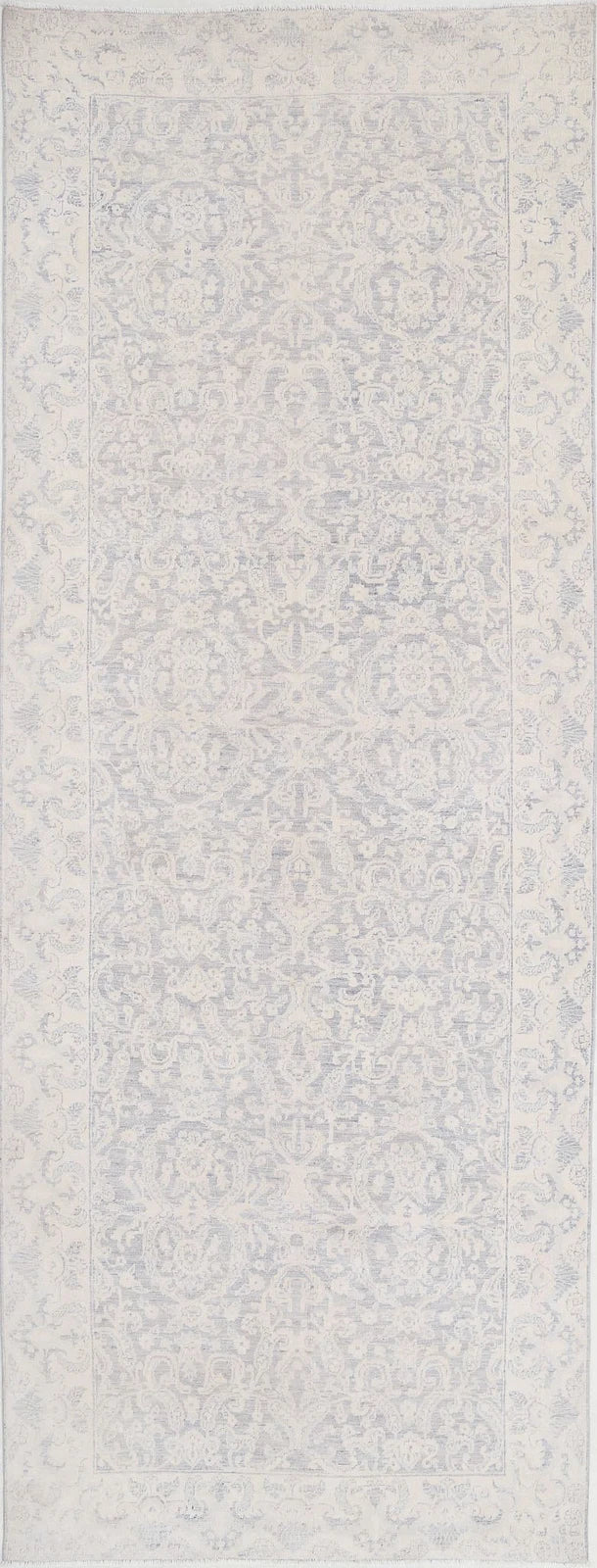 Afghan Serenity Runner Rug 4' 9" x 12' 9" Hand-Knotted | No. AT61914