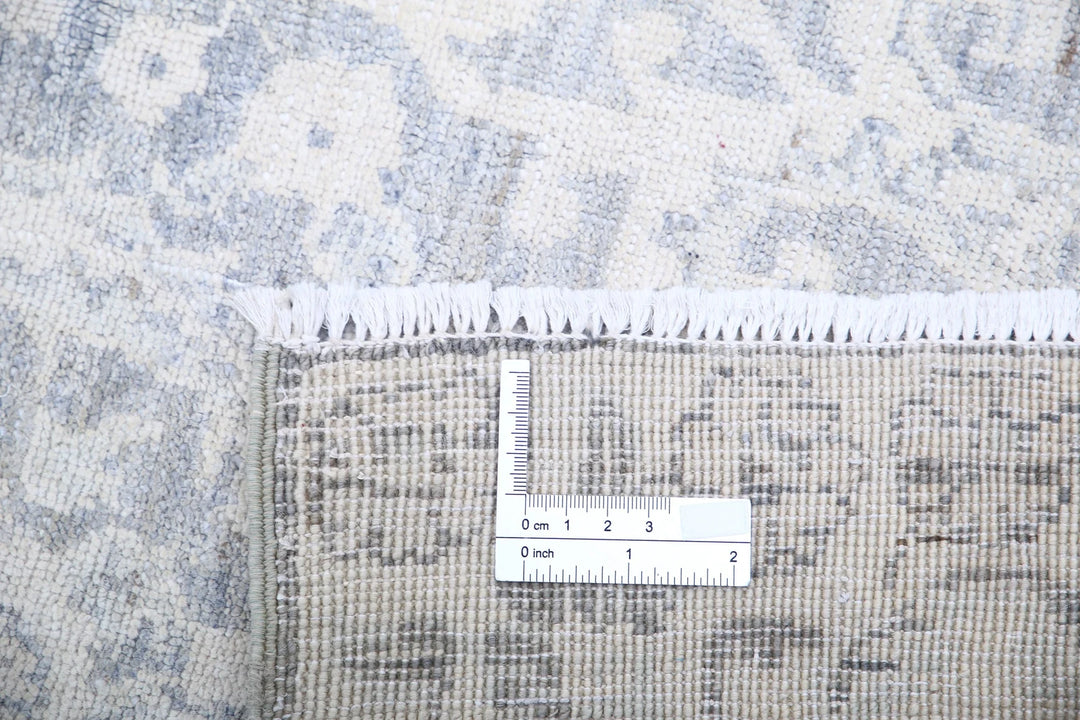 Afghan Serenity Runner Rug 4' 9" x 12' 9" Hand-Knotted | No. AT61914