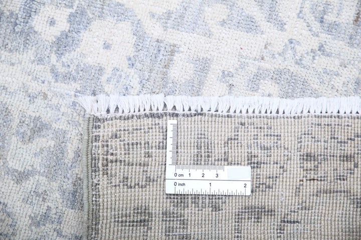 Afghan Serenity Runner Rug 4' 9" x 12' 9" Hand-Knotted | No. AT61914