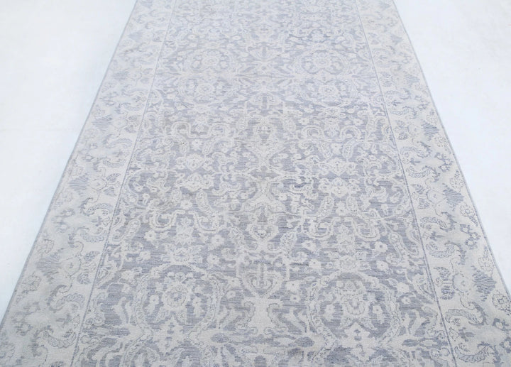 Afghan Serenity Runner Rug 4' 9" x 12' 9" Hand-Knotted | No. AT61914