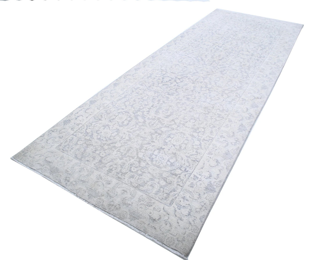 Afghan Serenity Runner Rug 4' 9" x 12' 9" Hand-Knotted | No. AT61914