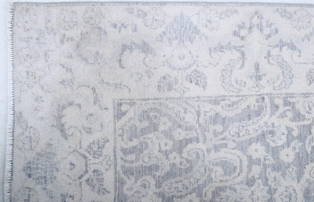 Afghan Serenity Runner Rug 4' 9" x 12' 9" Hand-Knotted | No. AT61914