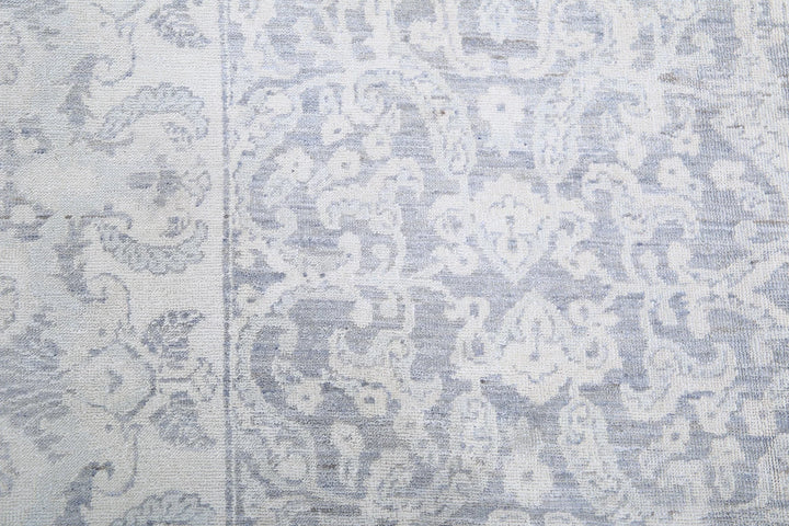 Afghan Serenity Runner Rug 4' 9" x 12' 9" Hand-Knotted | No. AT61914