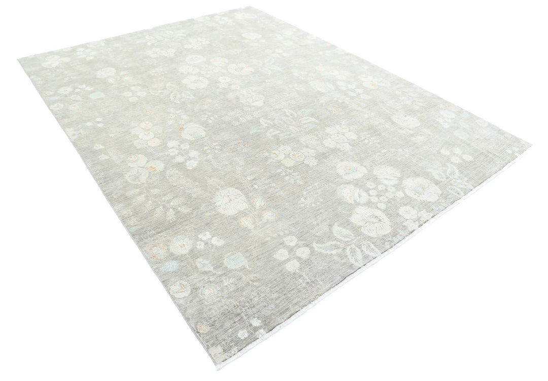 Afghan Oriental Rug 7' 7" x 9' 8" Hand-Knotted | No. AT62451