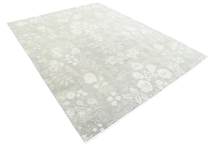 Afghan Oriental Rug 7' 7" x 9' 8" Hand-Knotted | No. AT62451