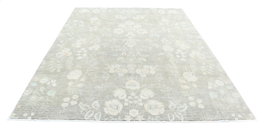 Afghan Oriental Rug 7' 7" x 9' 8" Hand-Knotted | No. AT62451