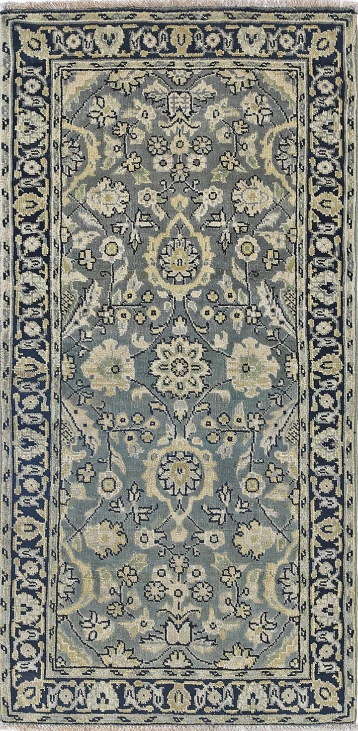 Indian Oriental Rug 1'11" x 3'11" Hand-Knotted | No. AT62726